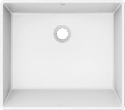 Moen White Vitreous China Vessel Sink for Bathroom, 18 X 15.75 X 6 Inch Rectangle Sink with a High Gloss Porcelain Ceramic Bowl for Above Counter, BGCW10RV1618