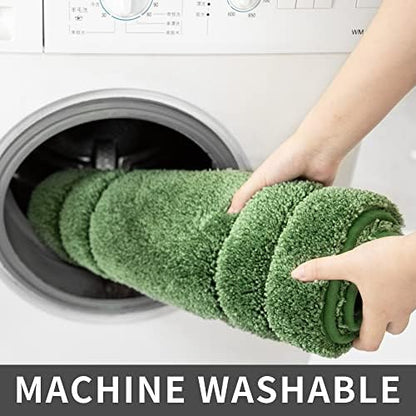 COSY HOMEER Non-Slip Bath Mat Extra Thick Absorbent Plush Washable