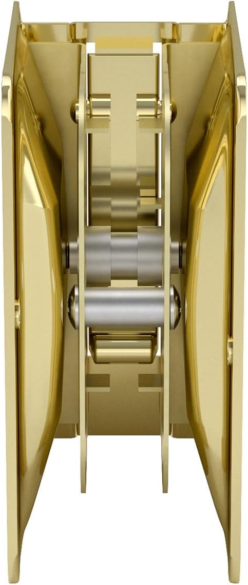 Richelieu | Onward Passage Pocket Door Pull, Rectangular, Brass