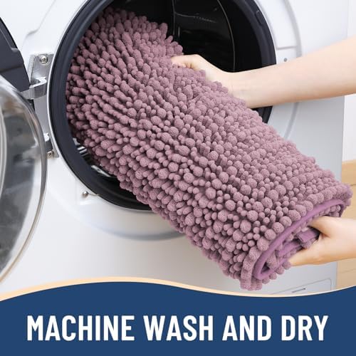 Arotive Bathroom Rugs Mat 30x20, Soft Absorbent Chenille Shaggy Bath Mat