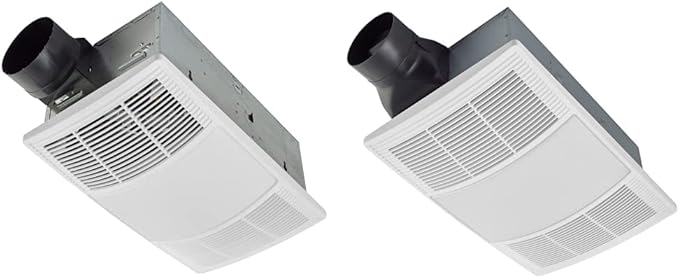 Broan-NuTone PowerHeat Bathroom Exhaust Fan, Heater, and LED Light Combination (80 CFM) and (110 CFM)