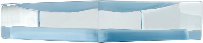 Izod - Soap Dish, Sleek Resin Countertop Accessories, Dorm Room Essentials, Modern Home Decor (Marina Collection, Blue)