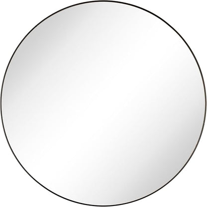 Surface Mount Oil Rubbed Bronze Round CircleBathroom Medicine Cabinet with Mirror Circlular Shaped Stainless Steel Metal Framed Medicine Cabinets Bathroom Cabinet with Mirror 24'' Diameter