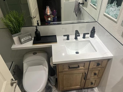 Moen 84763BL Genta 8 in. Widespread 2-Handle Bathroom Faucet in Matte Black