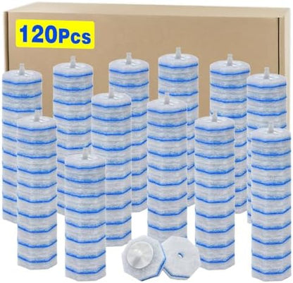 120 Count Toilet Brush Head Refills for Clorox Toilet Cleaning System