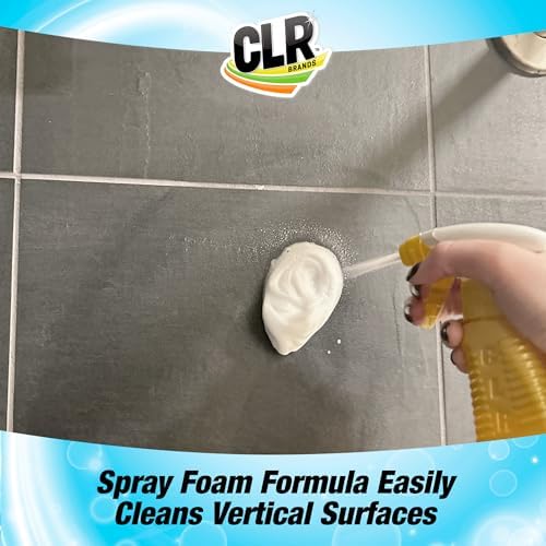 CLR Brilliant Foaming Action Bathroom Cleaner Spray 26 oz. Bottle 2 Pack