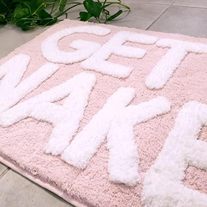 New Mungo Get Naked Bath Mat Pink - Blush Bathroom Rugs - Bath Mat - 31" x 20"