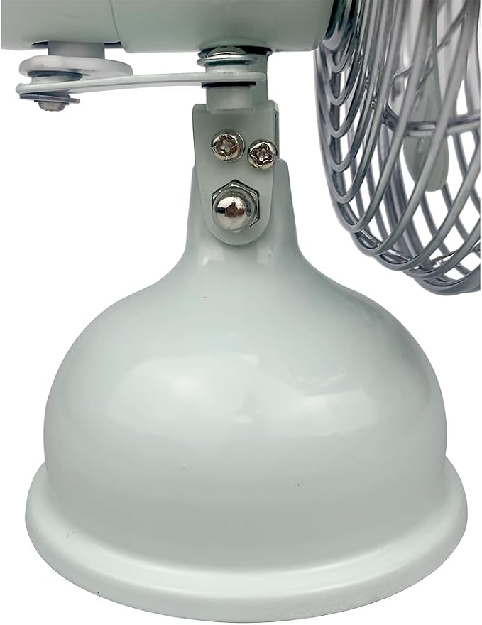 Good Housekeeping 5" All-Metal (92524) USB Desktop Laptop Nightstand Fan with Oscillation (Breezewave)