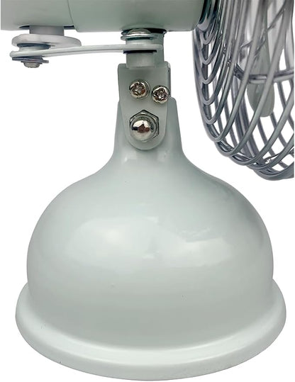 Good Housekeeping 5" All-Metal (92524) USB Desktop Laptop Nightstand Fan with Oscillation (Breezewave)