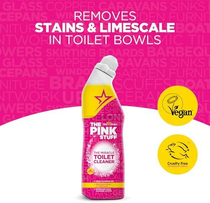 Stardrops The Pink Stuff Miracle Toilet Gel Cleaner, 25 Fl Oz