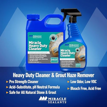 Miracle Sealants Heavy-Duty Non-Acidic Tile & Stone Cleaner, Quart