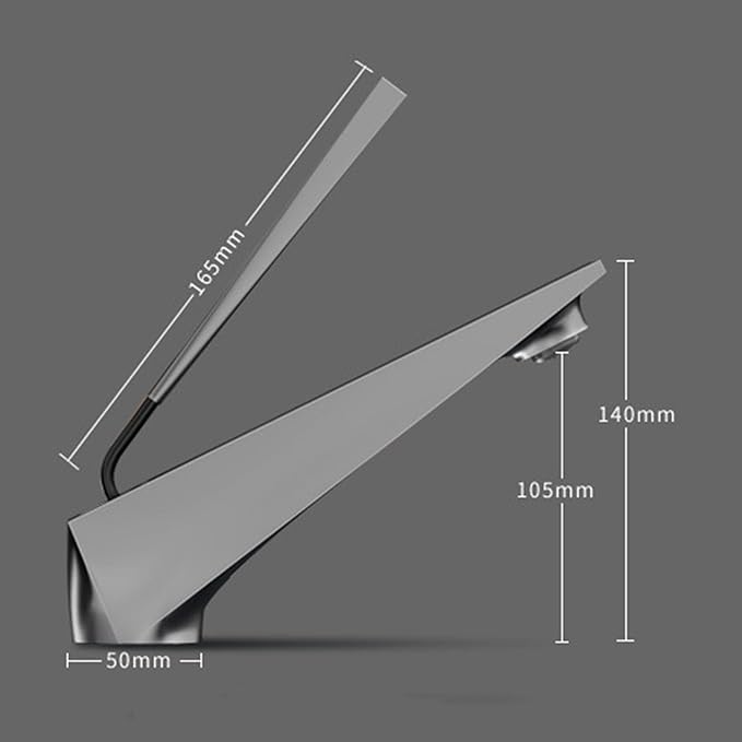 Bathroom Faucet Modern Single Hole Faucet for Bathroom Sink Single Handle in Brass Gun Gray