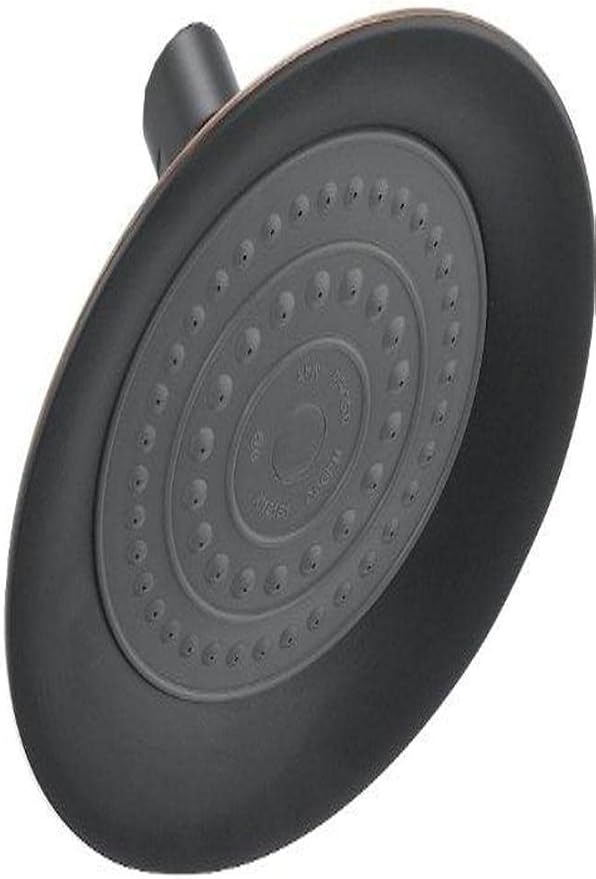 Delta Faucet Single Setting Raincan Shower Head, Oil Rubbed Bronze Round Shower Head, Rainfall Shower Head, High Pressure Shower Head, 1.75 GPM Flow Rate, Oil Rubbed Bronze RP61181OB