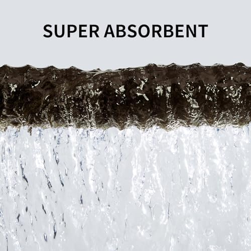 2 Piece Bath Sheets, 40"x80" Microfiber Bath Towels, Brown