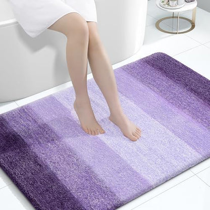 OLANLY Large Bathroom Rugs 60x40, Extra Soft Absorbent Microfiber Bath Rugs
