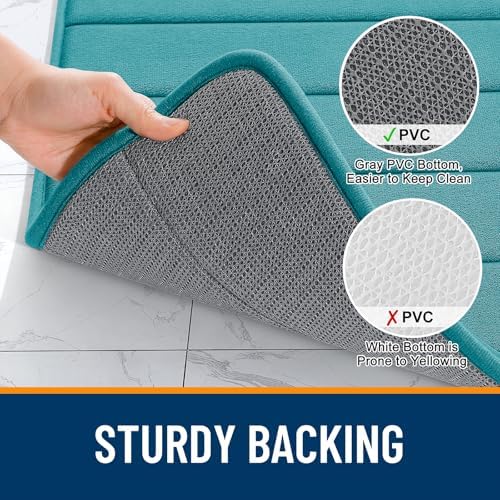 OLANLY Memory Foam Bath Mat 32x20, Super Soft and Absorbent Bathroom Rugs