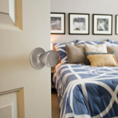 Design House 781914 Tulip Passage Hall and Closet Door Knob Satin Nickel