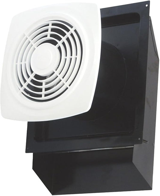 Air King EWF-180 Through the Wall Exhaust Bath Fan with 180-CFM and 6.5-Sones, White Finish