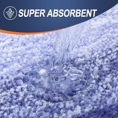 OLANLY Bathroom Runner Rug 40x24, Extra Soft Absorbent Microfiber Bath Rugs