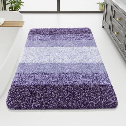 Arotive Microfiber Bathroom Rugs, Shaggy Soft Absorbent Bath Rug, 70x46