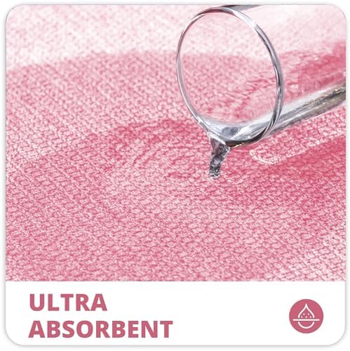 Bath Mat,Ultra Thin Bathroom Rugs,Rubber Bath Mats for Bathroom,Bath rugs