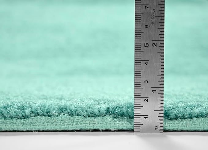 Garland Rug Traditional Nylon Washable Sea Foam 24" X 40" Bath Rug - Soft, Absorbent, And Stylish for Your Bathroom