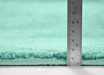 Garland Rug Traditional Nylon Washable Sea Foam 24" X 40" Bath Rug - Soft, Absorbent, And Stylish for Your Bathroom