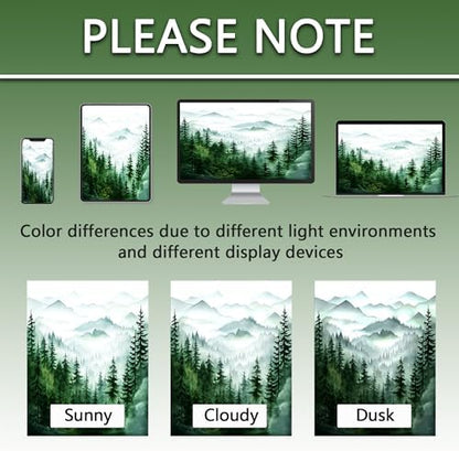 Dark Green and White Stall Shower Curtain, 36X72 in Narrow Small, Forest
