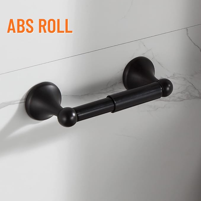BGL Bathroom Hardware Set Oil-Rubbed Bronze Bath Towel Bars Adjustable Expandable Bathroom Accessory Set Towel Racks 8-Pieces Wall Mount