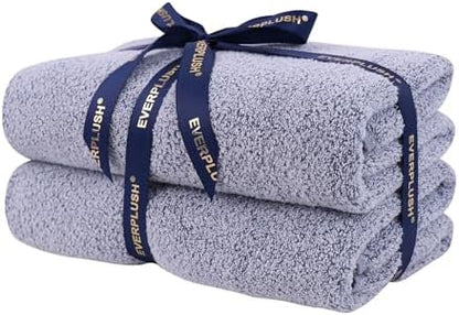 Everplush Diamond Collection Oversized Bath Towel – 2 Pieces, Super Soft & Highly Absorbent, Quick-Drying & Extra Large. Perfect for Bathroom, Pool, Swimming Use.(Dusk, 30" x 56" 2PK)