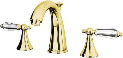 Aqua Eden KS2972WLL 8 in. Widespread Bathroom Faucet, Polished Brass