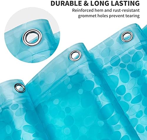 Bostofy Waterproof and Plastic Shower Curtain Liner 8G EVA Thick Shower Curtain 72" Width x 78" Lenght,Fits Any Bathroom,Durable and Easy to Clean