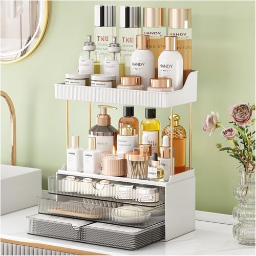 StorBin Arcylic 5-Tier Makeup & Skincare Organizer for Vanity, Bath