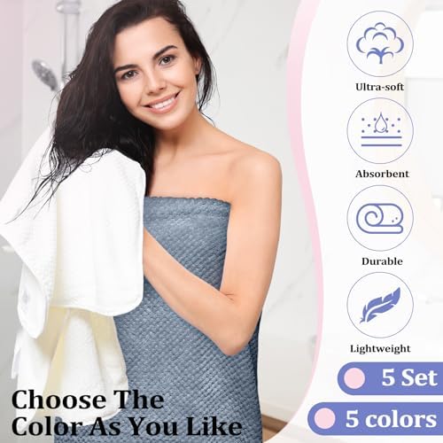 Mixweer 20 Pcs Bath Towel and Washcloths Set for Bathroom, Classic Color