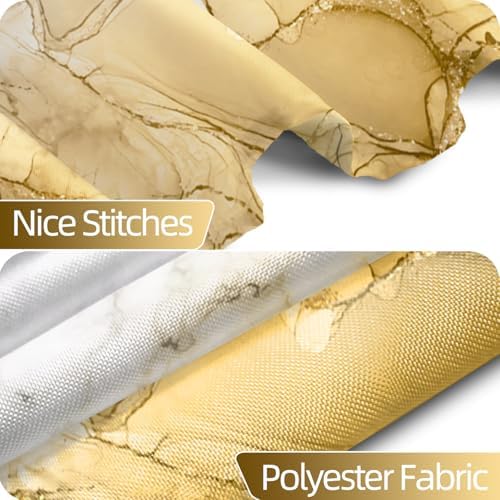 Yellow Extra Long Waterproof Shower Curtain 72x96 inches