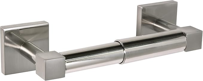 Design House 581454 Karsen Contemporary Toilet Paper Holder for Bathroom Satin Nickel