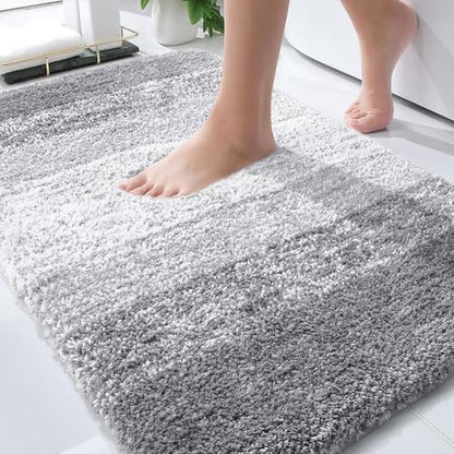 OLANLY Bathroom Rugs Mat 30x20, Extra Soft Absorbent Microfiber Bath Rugs
