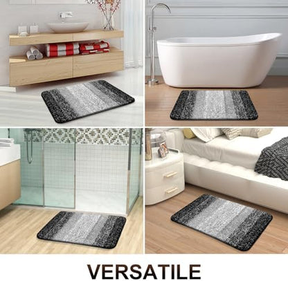 OLANLY Large Bathroom Rugs 59x35, Extra Soft Absorbent Microfiber Bath Rugs