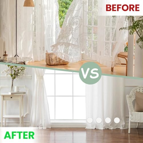 YixangDD 12 Pack Shower Curtain Weights, Silicone Covered Curtain Magnets