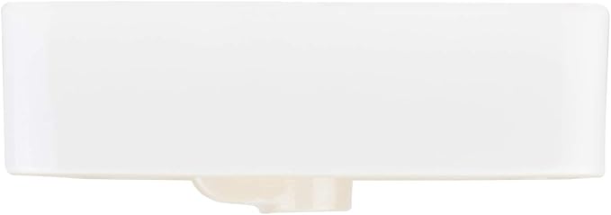 Signature Hardware 447957 Hibiscus 20" Fireclay Vessel Bathroom Sink with Single Faucet Hole