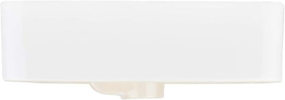 Signature Hardware 447957 Hibiscus 20" Fireclay Vessel Bathroom Sink with Single Faucet Hole