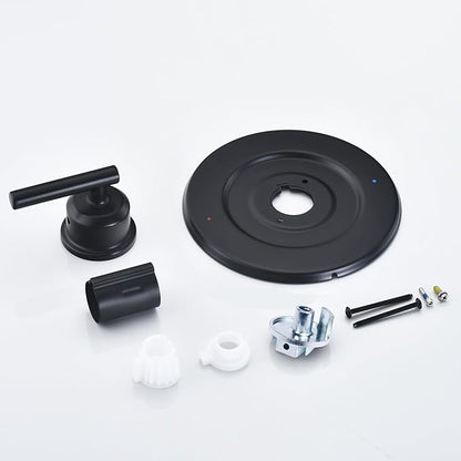 Tearel Shower Trim Kit for Moen T2901BL Matte Black Shower Handle 2-Pack, Compatible with Moen Posi-Temp Valve Series, Solid Metal Construction, Repair Wobbly Handle or Bathroom Renovation