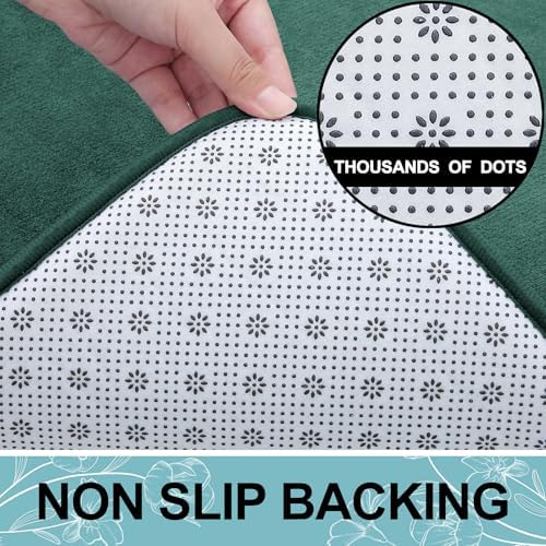 Smiry Memory Foam Bath Mat 47x17, Extra Soft and Absorbent Bathroom Rugs