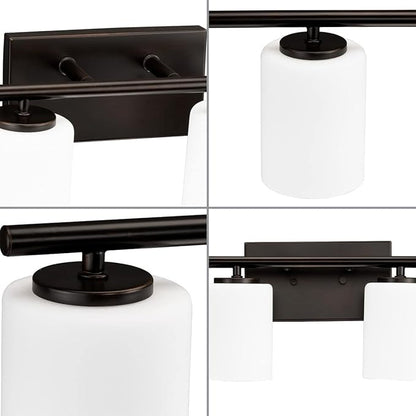 Progress Lighting P300385-020 Replay Bath & Vanity, 6-Light, Antique Bronze
