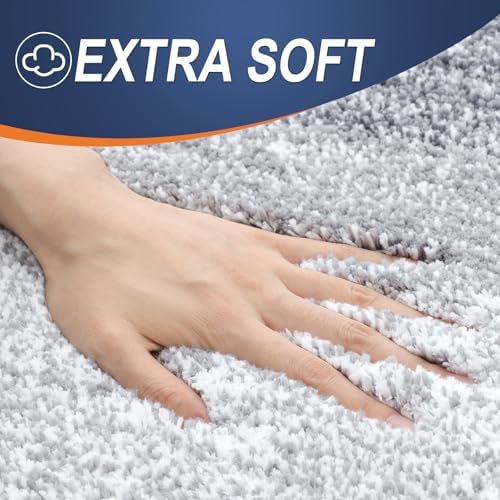 OLANLY Bathroom Runner Rug 59x24, Extra Soft Absorbent Microfiber Bath Rugs