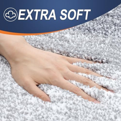 OLANLY Bathroom Rugs Mat 36x24, Extra Soft Absorbent Microfiber Bath Rugs
