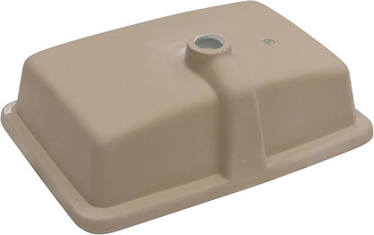 Undermount Bathroom Sink 22''x15'' White Rectangle Bathroom Sink Porcelain Ceramic Sink Vanity Basin Lavatory Sink Vessel Sink