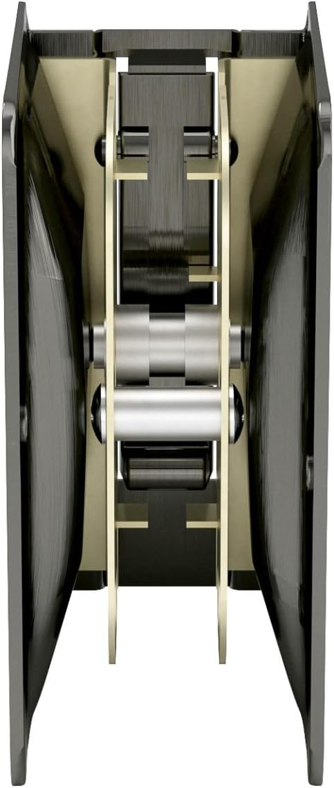 Richelieu | Onward Passage Pocket Door Pull, Rectangular, Antique Nickel