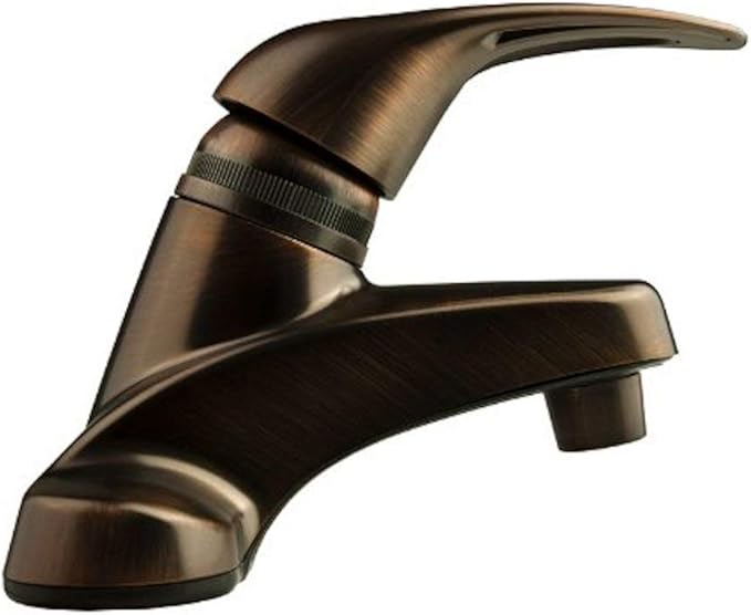Dura Faucet DF-PL100-ORB RV Single Lever Bathroom Faucet (Oil-Rubbed Bronze Plating Over ABS Plastic)