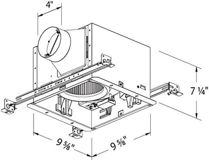 breez Delta BreezSignature SIG80 80 CFM Exhaust Bath Fan